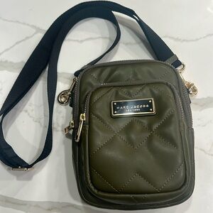 Olive Green Leather Marc Jacob’s Crossbody Bag